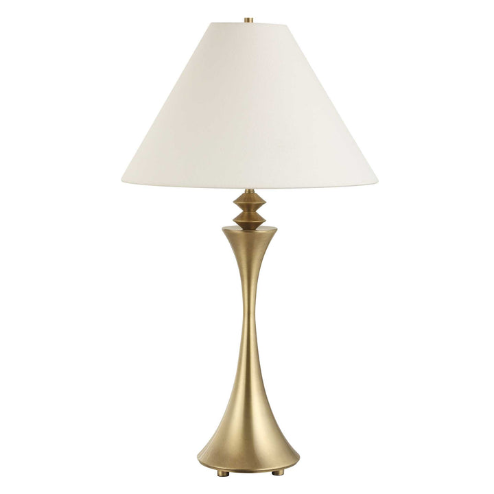 SHAEFER PLATED BRASS TABLE LAMP