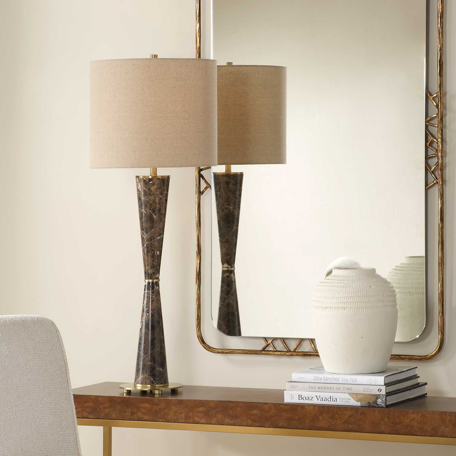 JAMESON MARBLE CONES TABLE LAMP