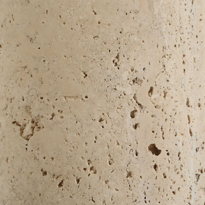 TANAKA INDOOR-OUTDOOR TRAVERTINE TABLE LAMP