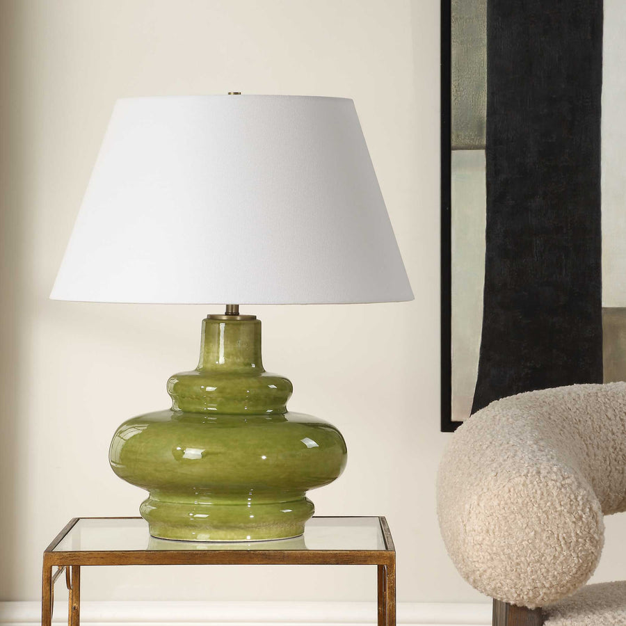 PENNY MOSS GREEN TABLE LAMP