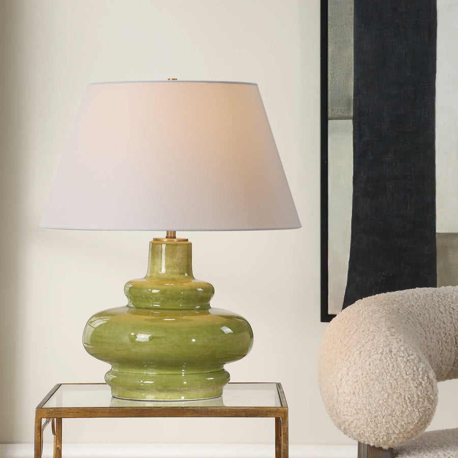 PENNY MOSS GREEN TABLE LAMP