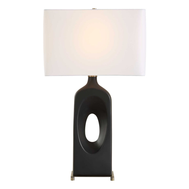 VOID MATTE BLACK TABLE LAMP