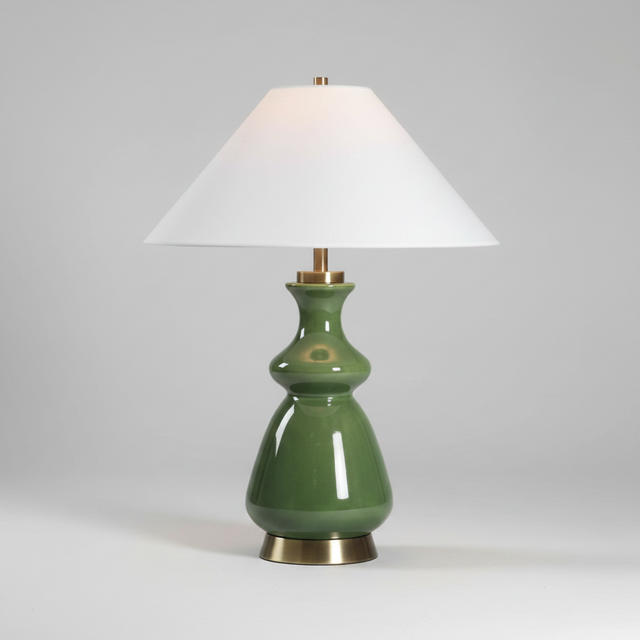 GREEN THUMB CERAMIC TABLE LAMP