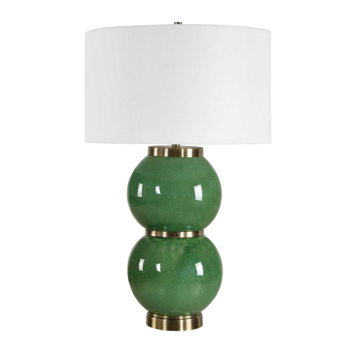 BANNER GREEN SPHERES TABLE LAMP