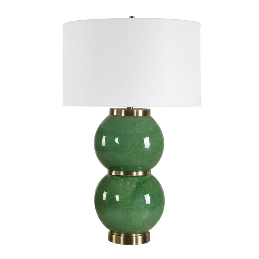 BANNER GREEN SPHERES TABLE LAMP