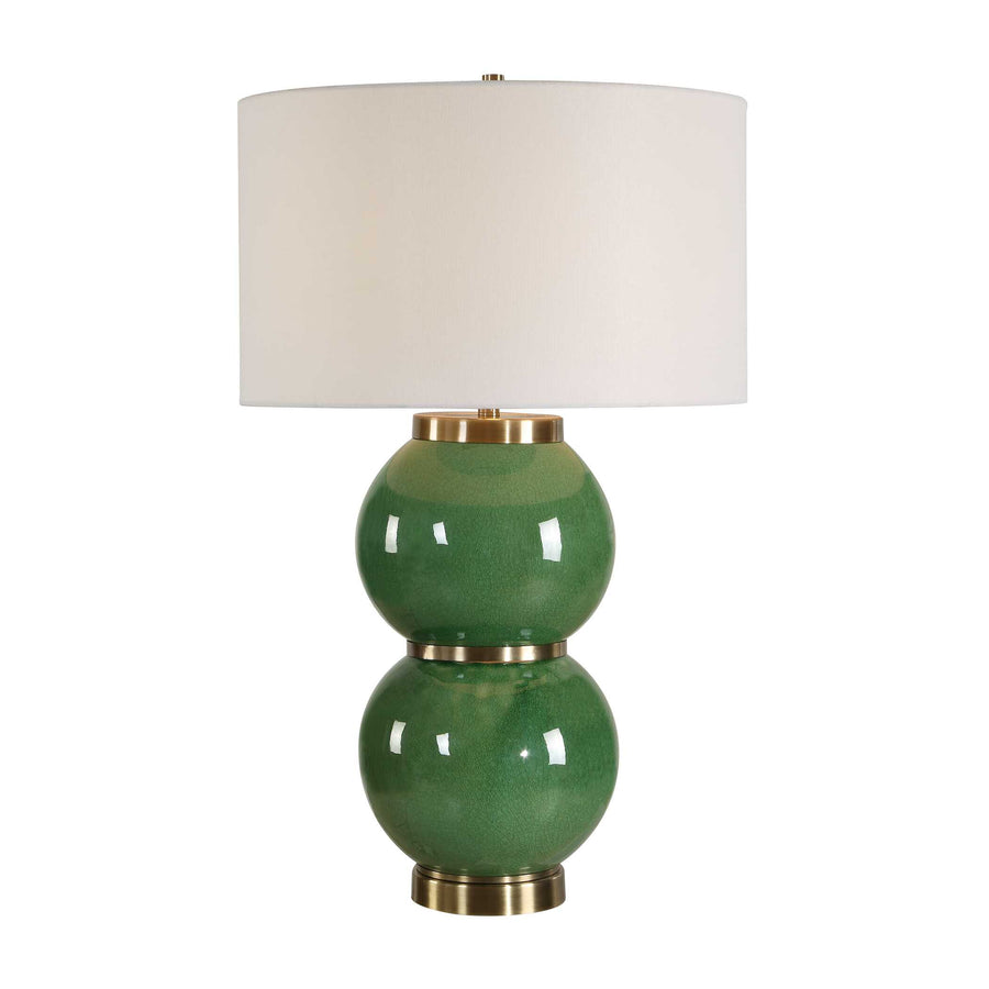 BANNER GREEN SPHERES TABLE LAMP