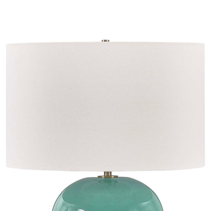 HOLLIS TEAL TABLE LAMP