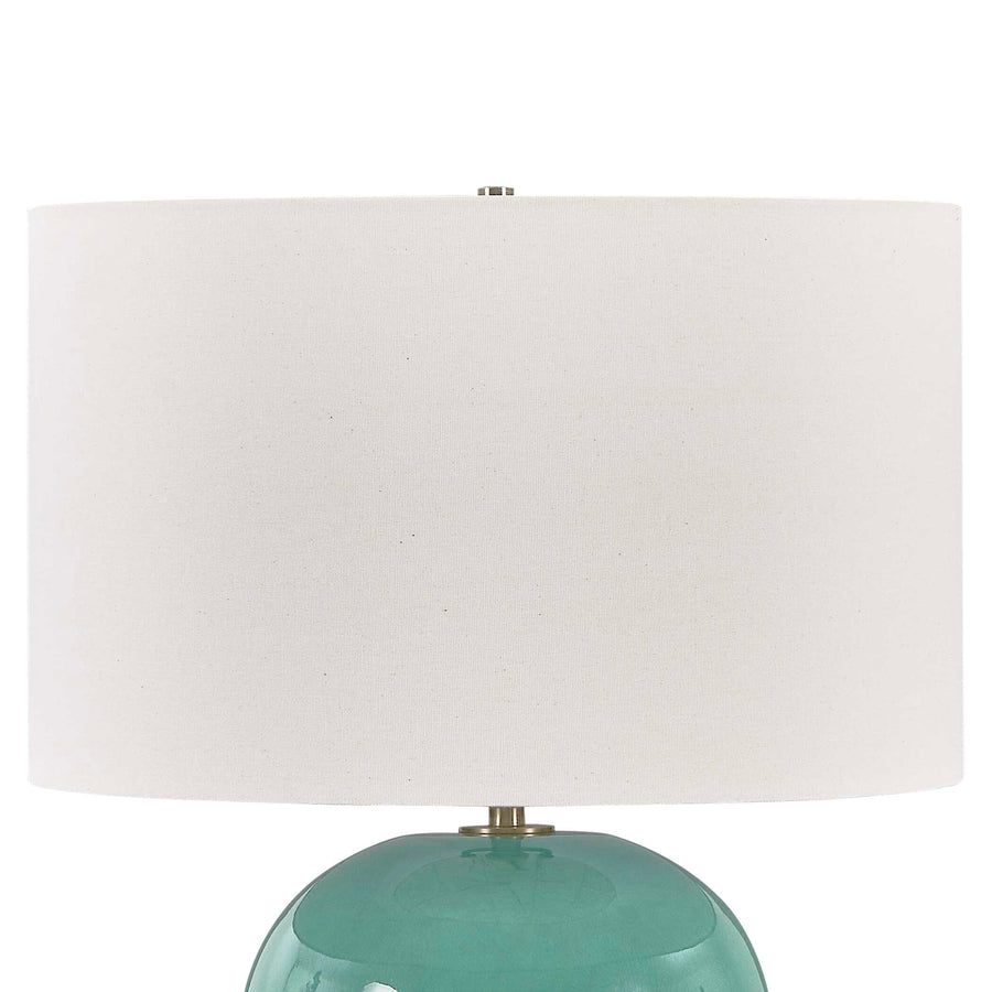 HOLLIS TEAL TABLE LAMP
