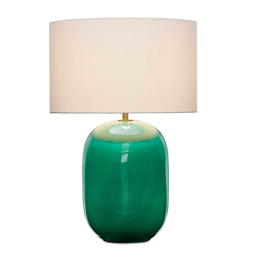 HOLLIS TEAL TABLE LAMP