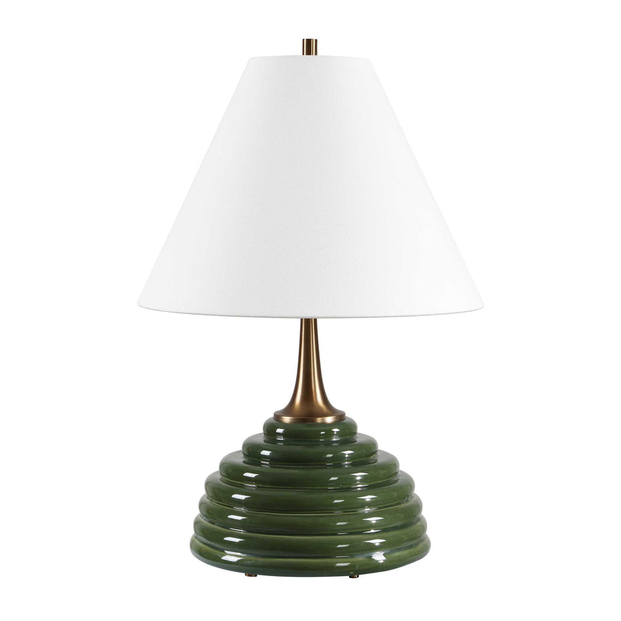 MCKAY DARK GREEN TABLE LAMP