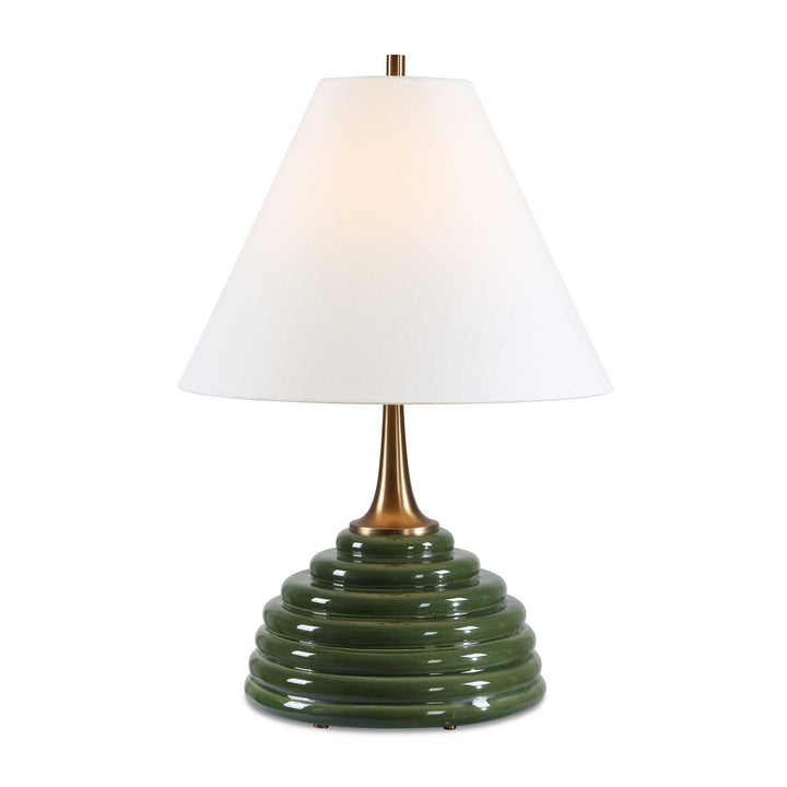 MCKAY DARK GREEN TABLE LAMP