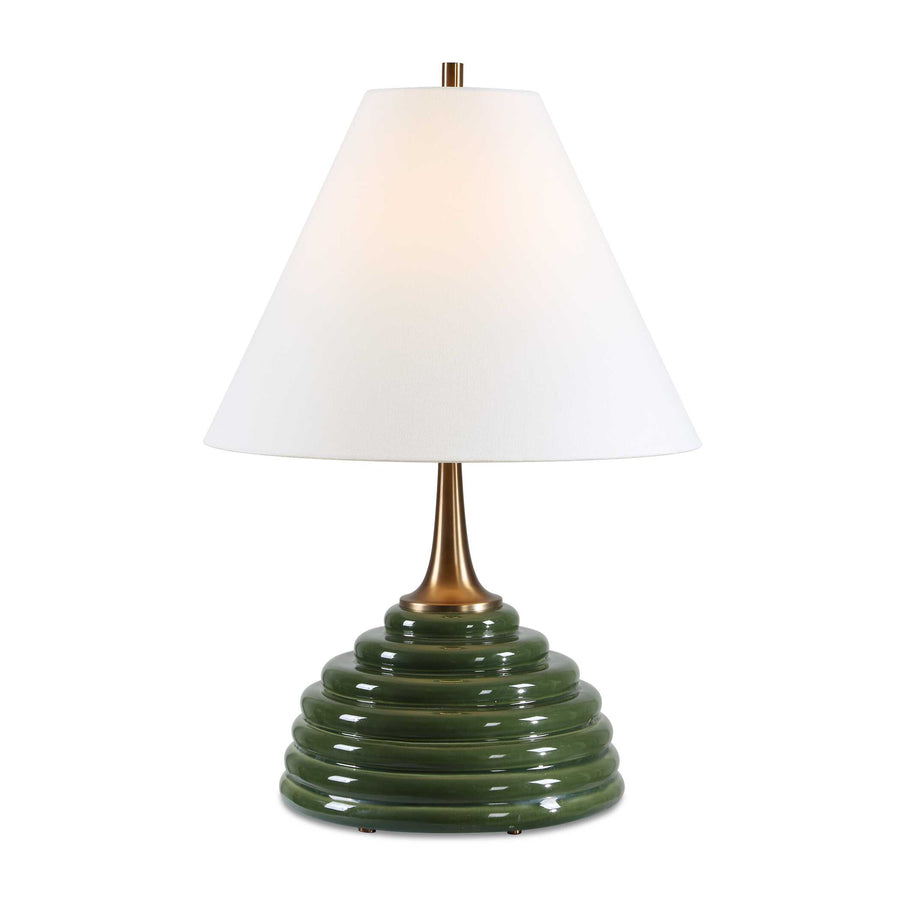 MCKAY DARK GREEN TABLE LAMP
