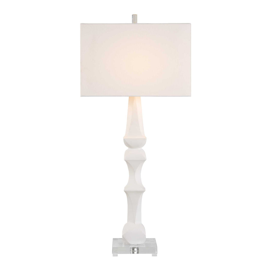 MAYME WHITE TABLE LAMP
