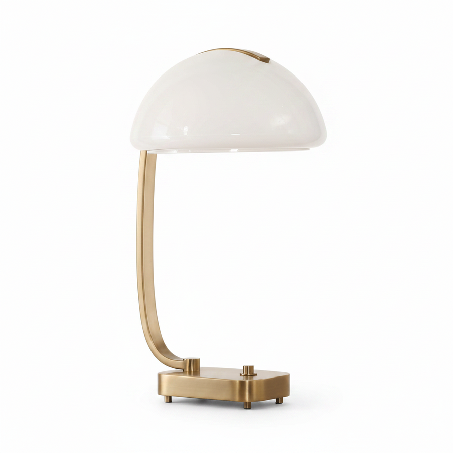 BEND THE RULES BRASS DESK LAMP
