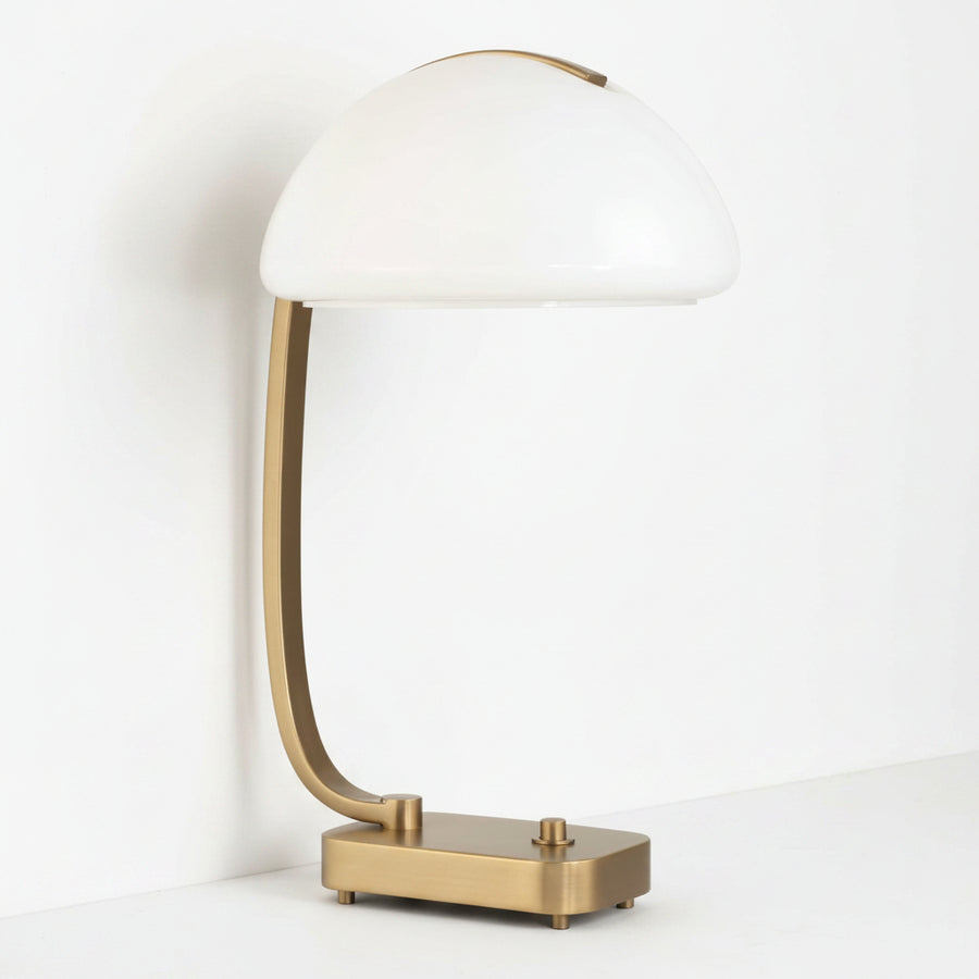 BEND THE RULES BRASS DESK LAMP
