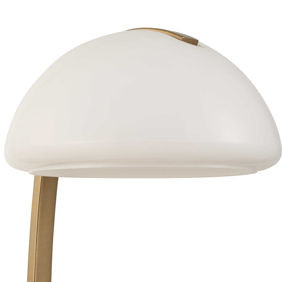 BEND THE RULES BRASS DESK LAMP