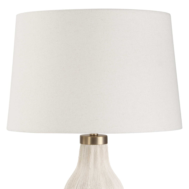 MADDOX TEXTURED OFF WHITE TABLE LAMP