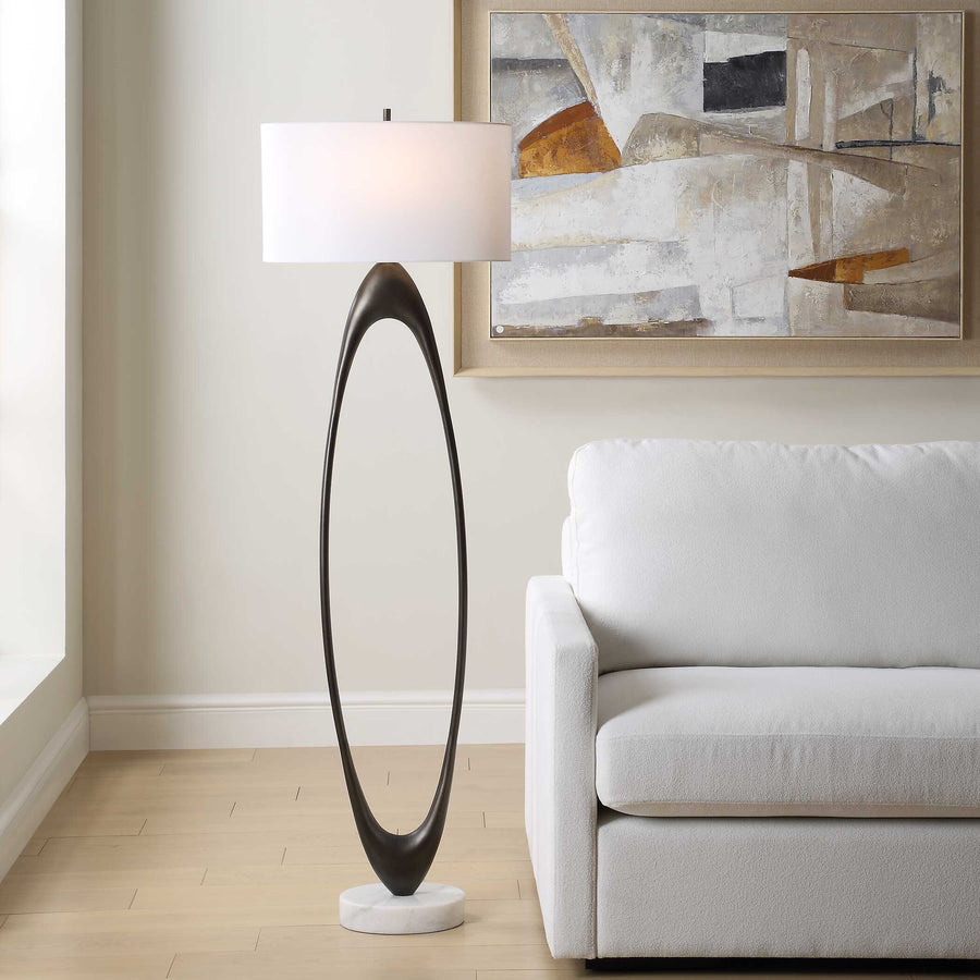 SONIC OPEN OVAL FLOOR LAMP