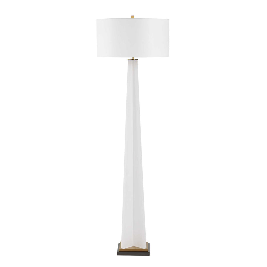 ROSIN FROSTED WHITE ACRYLIC FLOOR LAMP