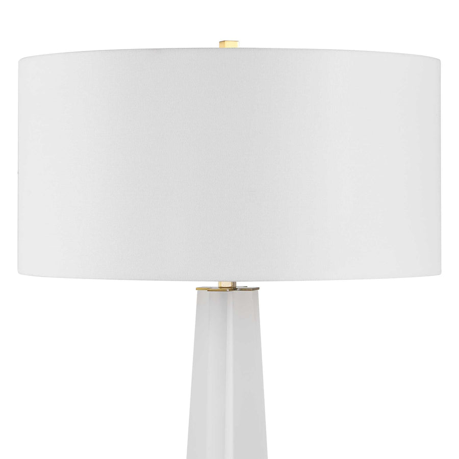 ROSIN FROSTED WHITE ACRYLIC FLOOR LAMP