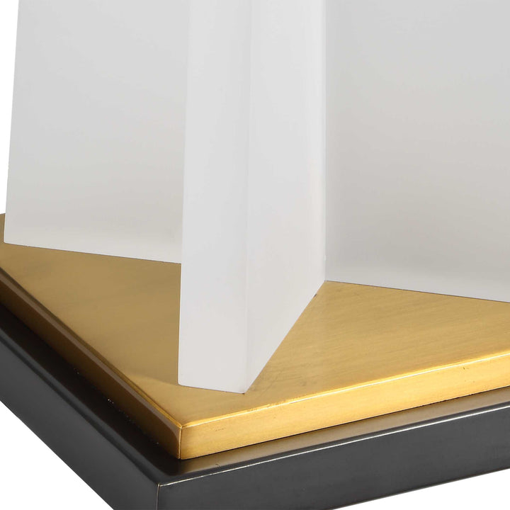 ROSIN FROSTED WHITE ACRYLIC FLOOR LAMP