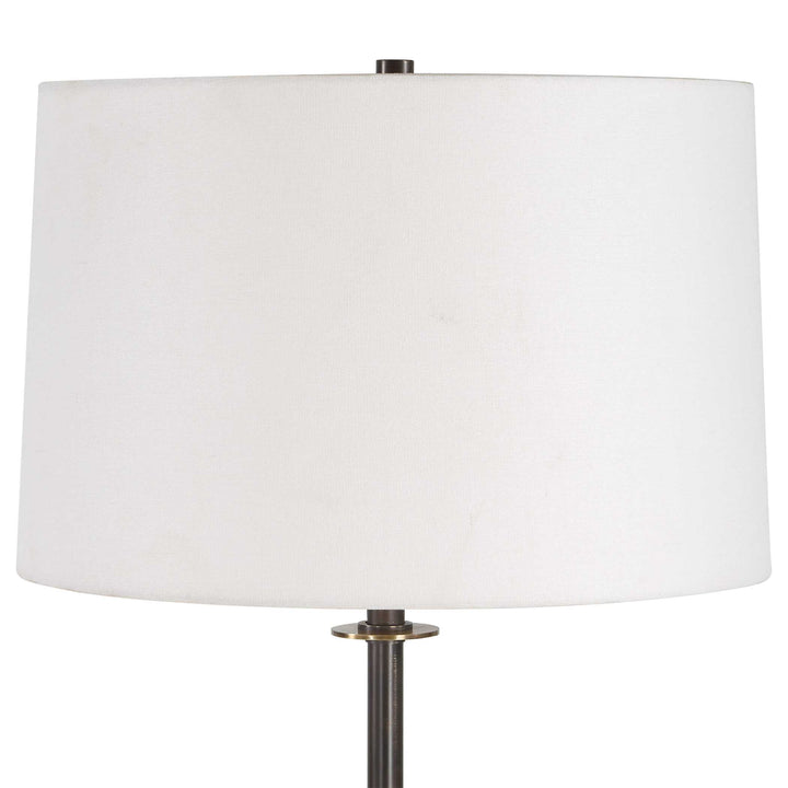 RICO BRASS & MARBLE FLOOR LAMP