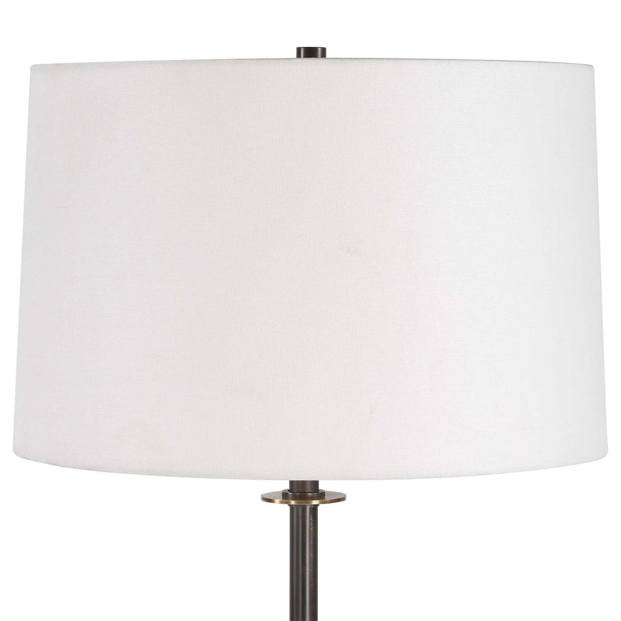 RICO BRASS & MARBLE FLOOR LAMP