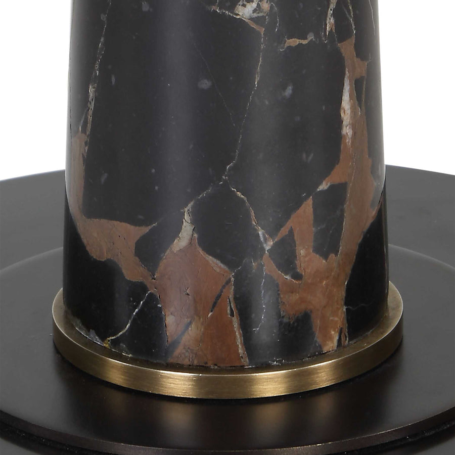 RICO BRASS & MARBLE FLOOR LAMP