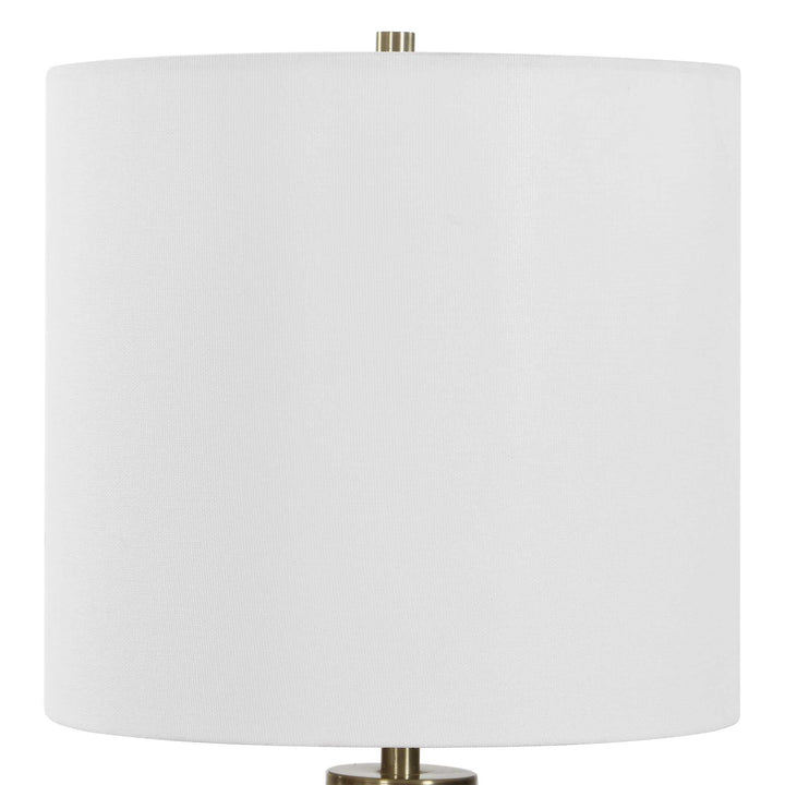 ASPIS GREEN GLASS TABLE LAMP