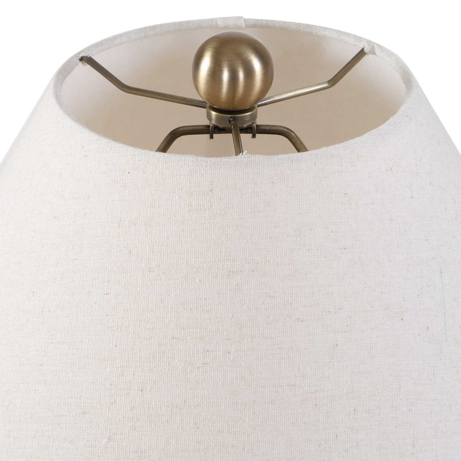 BRINSLEY IVORY CERAMIC TABLE LAMP