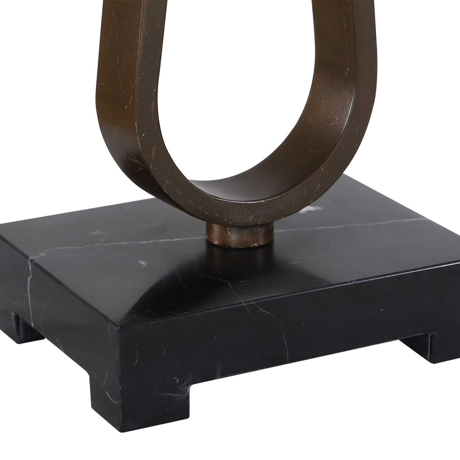 GALLOWAY DARK BRONZE TABLE LAMP
