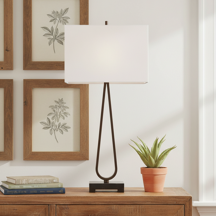 GALLOWAY DARK BRONZE TABLE LAMP