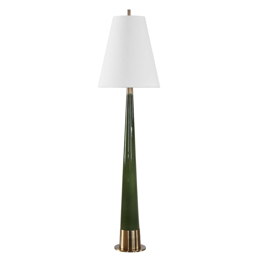 RICCARDI MOSS GREEN CERAMIC BUFFET LAMP