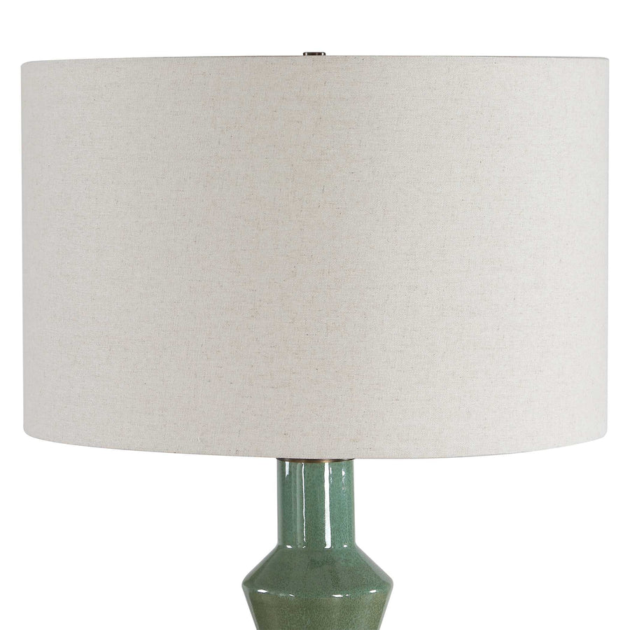 KITLEY SAGE GREEN CERAMIC LAMP