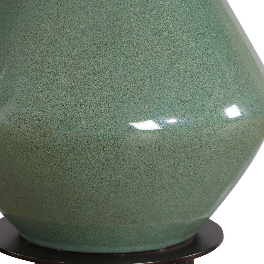 KITLEY SAGE GREEN CERAMIC LAMP