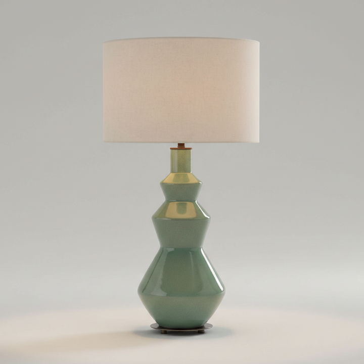 KITLEY SAGE GREEN CERAMIC LAMP