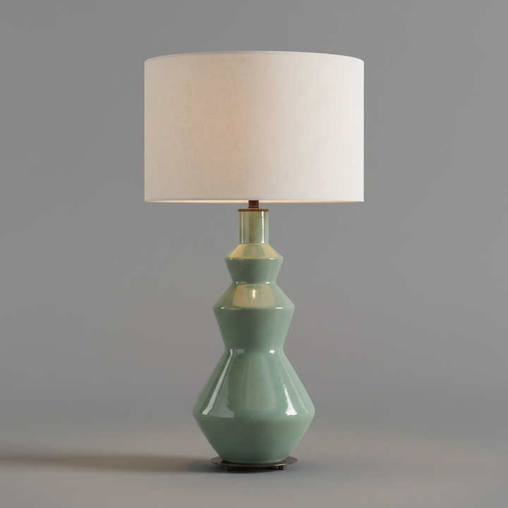 KITLEY SAGE GREEN CERAMIC LAMP