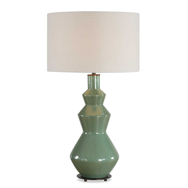 KITLEY SAGE GREEN CERAMIC LAMP