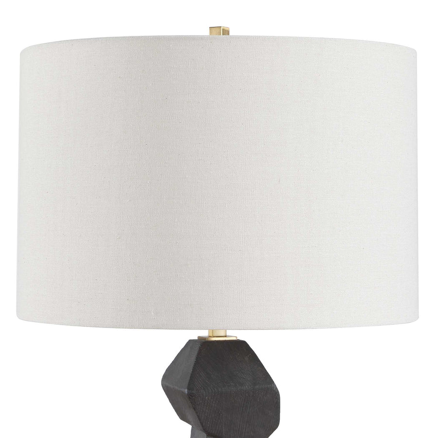 DEMELO STACKED WOOD TABLE LAMP