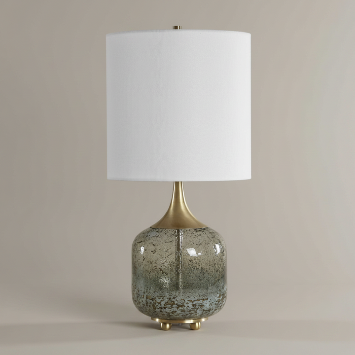 GLENN MOTTLED GLASS TABLE LAMP