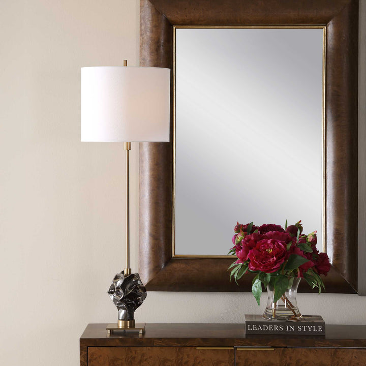 FIORI SCULPTURAL BRASS BUFFET LAMP