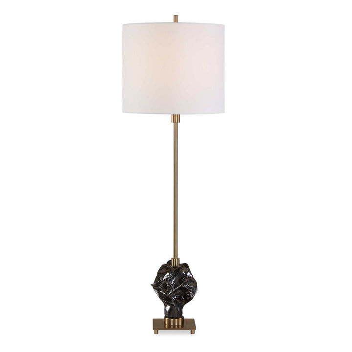 FIORI SCULPTURAL BRASS BUFFET LAMP