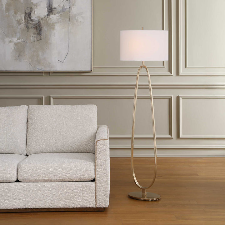 TORDIN BRASS FLOOR LAMP