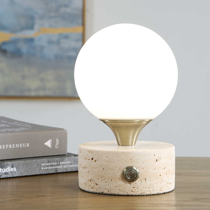 ABRIL RECHARGEABLE LED TOUCH DIMMER LAMP