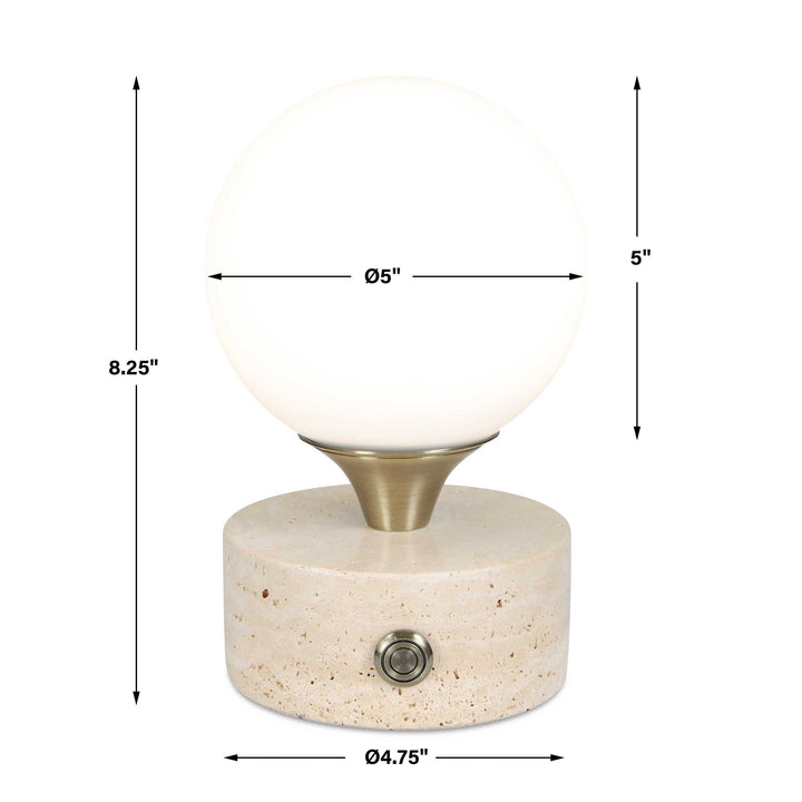 ABRIL RECHARGEABLE LED TOUCH DIMMER LAMP