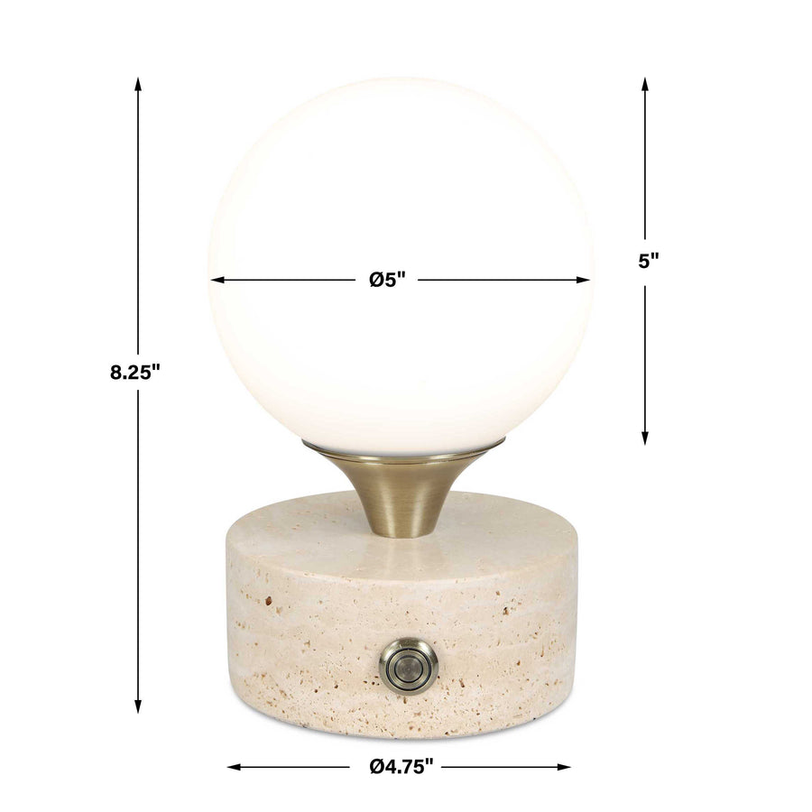 ABRIL RECHARGEABLE LED TOUCH DIMMER LAMP