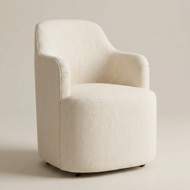 LONDYN DINING CHAIR WITH CASTERS