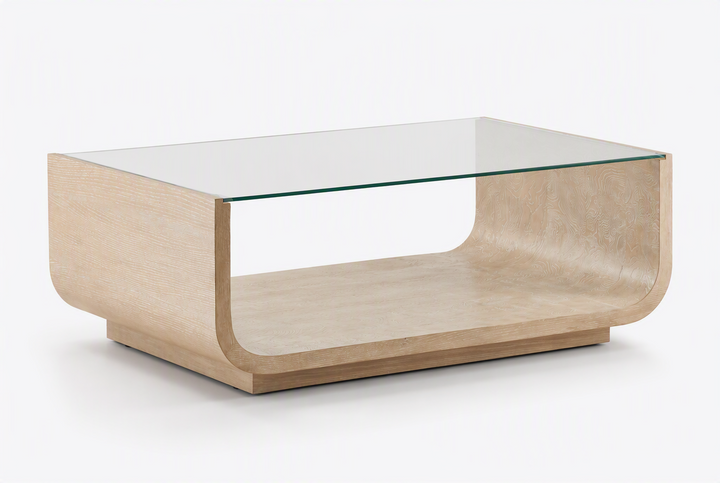 MAEVA BURL & OAK COFFEE TABLE