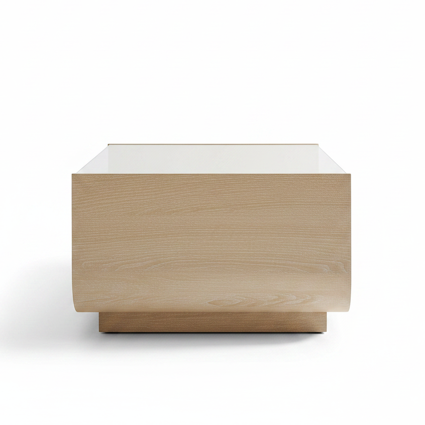 MAEVA BURL & OAK COFFEE TABLE