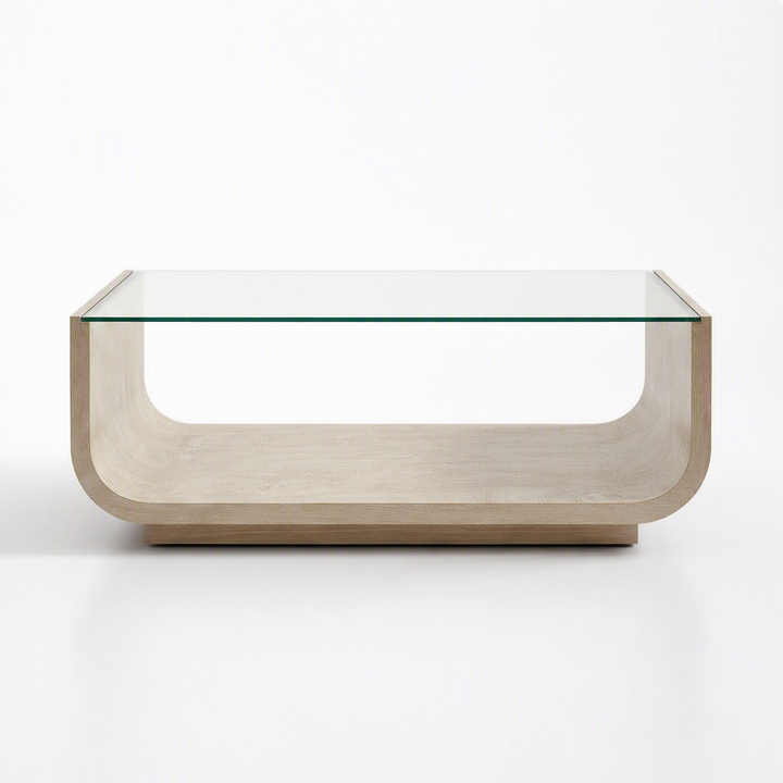 MAEVA BURL & OAK COFFEE TABLE